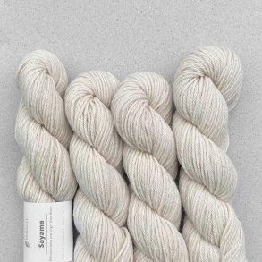 Pascuali - Sayama - lama/hjlandsuld garn - Ecru 308 - 50g