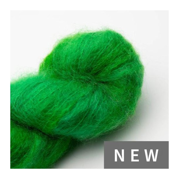 Cowgirlblues - Fluffy Mohair garn Solids - Evergreen - 100g