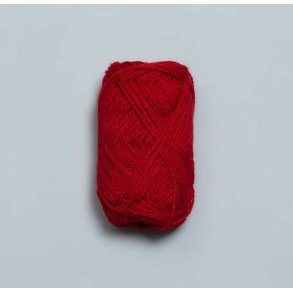 Rauma Garn - Fivel - uldgarn - Mrk rd 02 - 50g