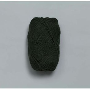 Rauma Garn - Fivel - uldgarn - M�rk gr�n 24 - 50g