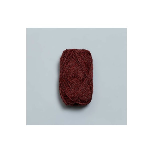 Rauma Garn - Fivel - uldgarn - R�d meleret 401 - 50g