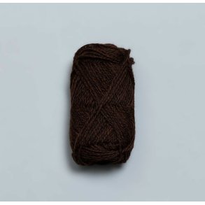 Rauma Garn - Fivel - uldgarn - M�rk chokolade meleret 403 - 50g