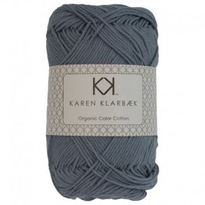 Karen Klarbk - 8/4 kologisk bomuldsgarn - Faded Jeans Blue 0028 - 50g