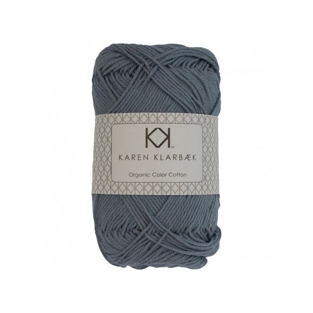 Karen Klarbk - 8/4 kologisk bomuldsgarn - Faded Jeans Blue 0028 - 50g