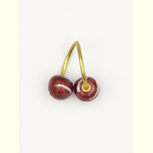Kazuri - Strikkering i messing - enkelt - Farve 3