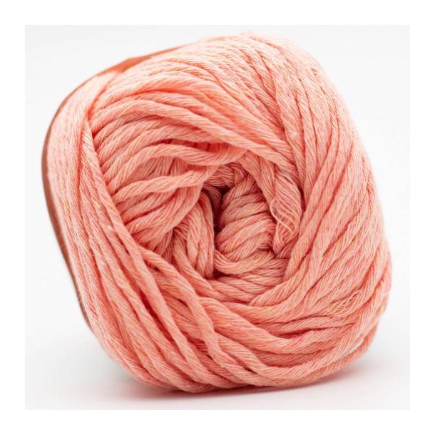 *Kremke Soul Wool - Karma Cotton - Recycled Bomuldsgarn - Fersken (03) - 50g