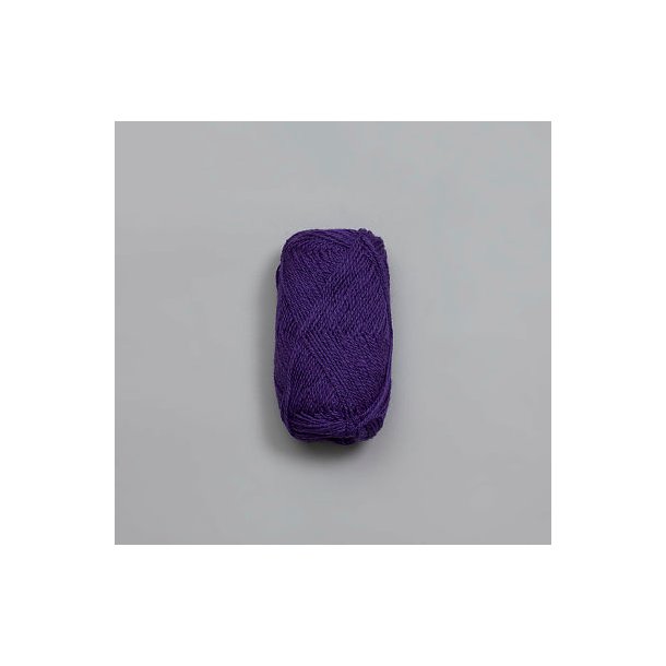 Rauma - Finull - uldgarn - Mrk lilla 4042 - 50g
