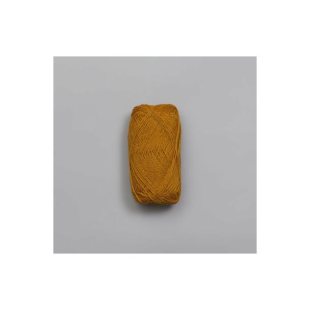 Rauma - Finull - uldgarn - Mrk sennepsgul 4076 - 50g