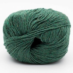 Kremke Soul Wool - Reborn Denim Uni - recycled bomuldsgarn - Flaskegrn (163) - 50g