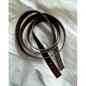 PetiteKnit - Lderrem til Florence Bag - Mrkebrun