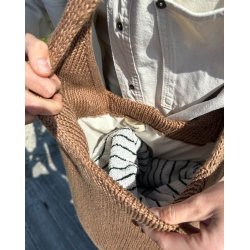 PetiteKnit - For til taske m/rund bund - Natur - 80cm