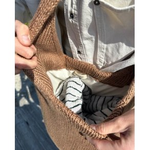 PetiteKnit - For til taske m/rund bund - Natur - 80cm