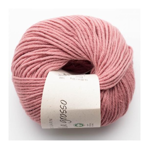BC Garn - Semilla Grosso GOTS - uldgarn - Gammel Rosa (007) - 50g