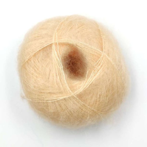Mohair by Canard - Brushed Lace Silkmohair garn - Fersken 3020 - 25g