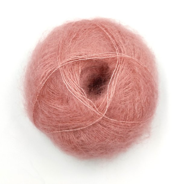 Mohair by Canard - Brushed Lace Silkmohair garn - Rustik Rosa 3022 - 25g