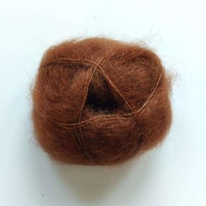 Mohair by Canard - Brushed Lace Silkmohair garn - Walnut 3040 - 25g