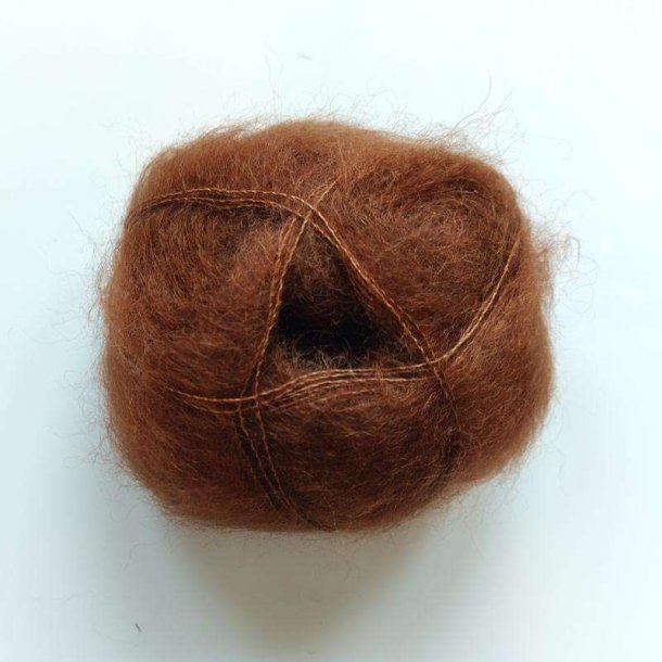 Mohair by Canard - Brushed Lace Silkmohair garn - Walnut 3040 - 25g