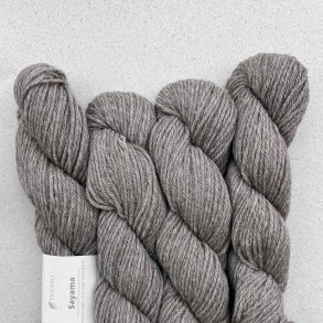 Pascuali - Sayama - lama/hjlandsuld garn - Grey 313 - 50g