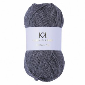 Karen Klarbk - Pure Organic Wool - uldgarn - Grey Melange 2008 - 50g