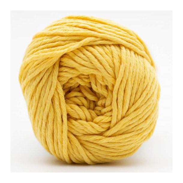 *Kremke Soul Wool - Karma Cotton - Recycled bomuldsgarn - Gul (02) - 50g