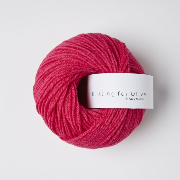 Knitting for Olive - Heavy Merino - Merino uldgarn - Bellispink - 50g