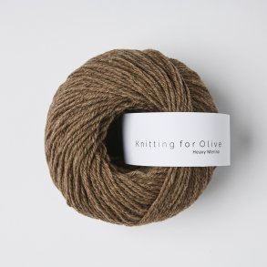 Knitting for Olive - Heavy Merino - Merino uldgarn - Bark - 50g