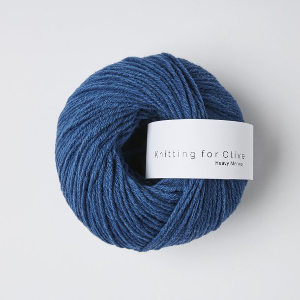Knitting for Olive - Heavy Merino - Merino uldgarn - Bl�mejse - 50g