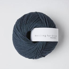 Knitting for Olive - Heavy Merino - Merino uldgarn - Dyb Petroleumsbl� - 50g