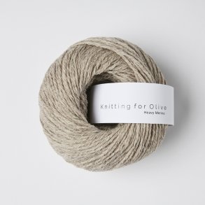 Knitting for Olive - Heavy Merino - Merino uldgarn - Havregryn - 50g