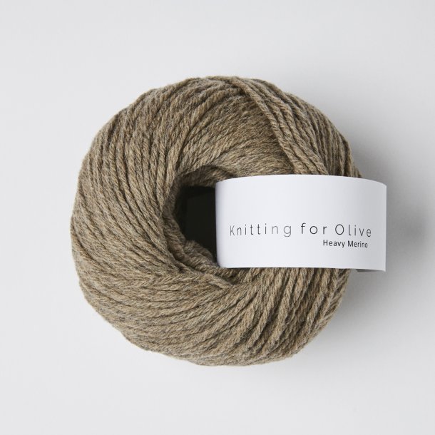 Knitting for Olive - Heavy Merino - Merino uldgarn - Jord - 50g