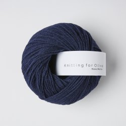 Knitting for Olive - Heavy Merino - Merino uldgarn - Marinebl� - 50g