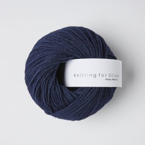 Knitting for Olive - Heavy Merino - Merino uldgarn - Marinebl� - 50g