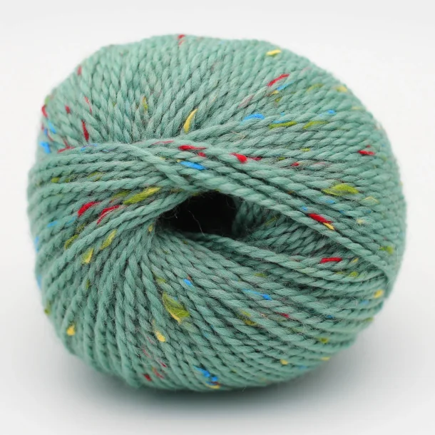 BC Garn - Hamelton Tweed 1 GOTS - uldgarn - Pastel Green (32) - 50g