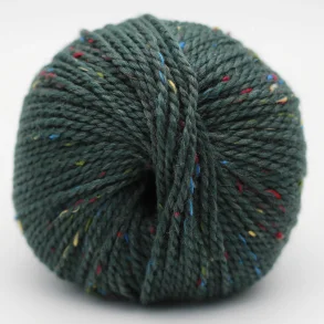BC Garn - Hamelton Tweed 1 GOTS - uldgarn - Dark Green (33) - 50g