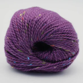 BC Garn - Hamelton Tweed 1 GOTS - uldgarn - Purple (34) - 50g