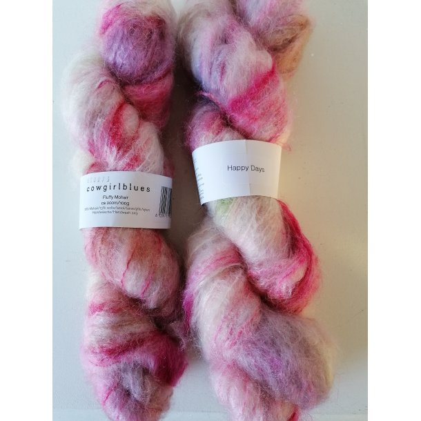 Cowgirlblues - Fluffy Mohair garn Gradient - Happy Days - 100g
