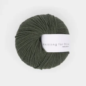 Knitting for Olive - Heavy Merino - Merino uldgarn - Flaskegr�n - 50g