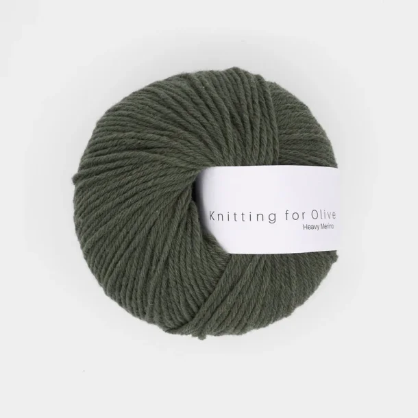 Knitting for Olive - Heavy Merino - Merino uldgarn - Flaskegr�n - 50g