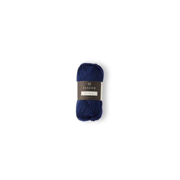 Isager - Hr Organic - kologisk Hr garn - Indigo - 50g
