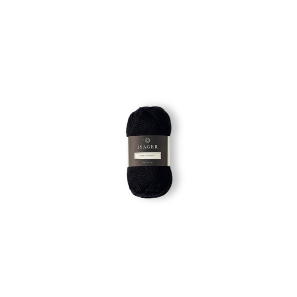 Isager - Hr Organic - kologisk Hr garn - Ink - 50g