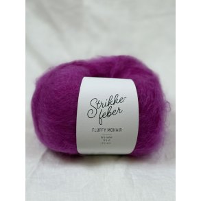 Strikkefeber - Fluffy Mohair - Mohair/uld garn - Hortensia 501 - 50g