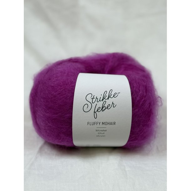 Strikkefeber - Fluffy Mohair - Mohair/uld garn - Hortensia 501 - 50g