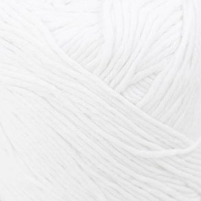 *Kremke Soul Wool - Karma Cotton - Recycled bomuldsgarn - Hvid (01) - 50g