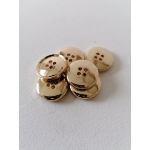 Guldknap 4-hul - 20mm