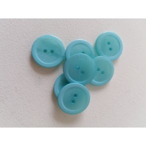 Lysebl knap - 2-hul - 20mm
