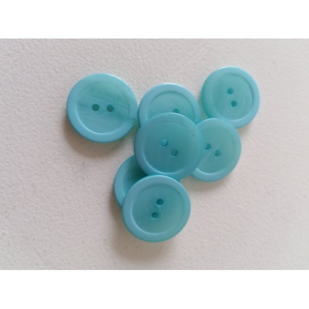 Lysebl knap - 2-hul - 20mm