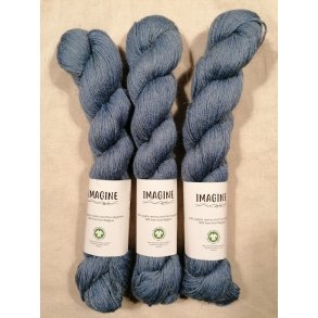 Imagine Wool - Merino Linen - hr/merino uldgarn - Bl - 50g