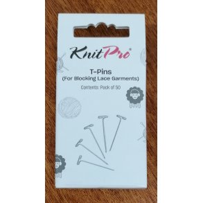 KnitPro T-Pins til blokkemtte - 50 stk.
