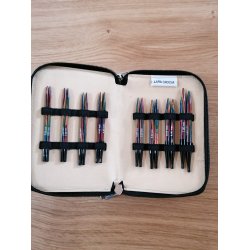 Lana Grossa/KnitPro - Symfonie udskiftbare rundpindes�t - 3,0 - 7,0 mm - 8,6cm (Kort)