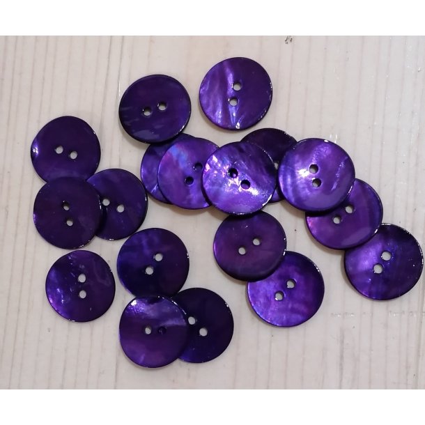 Perlemorsknap 20mm - Lilla Fv. 30